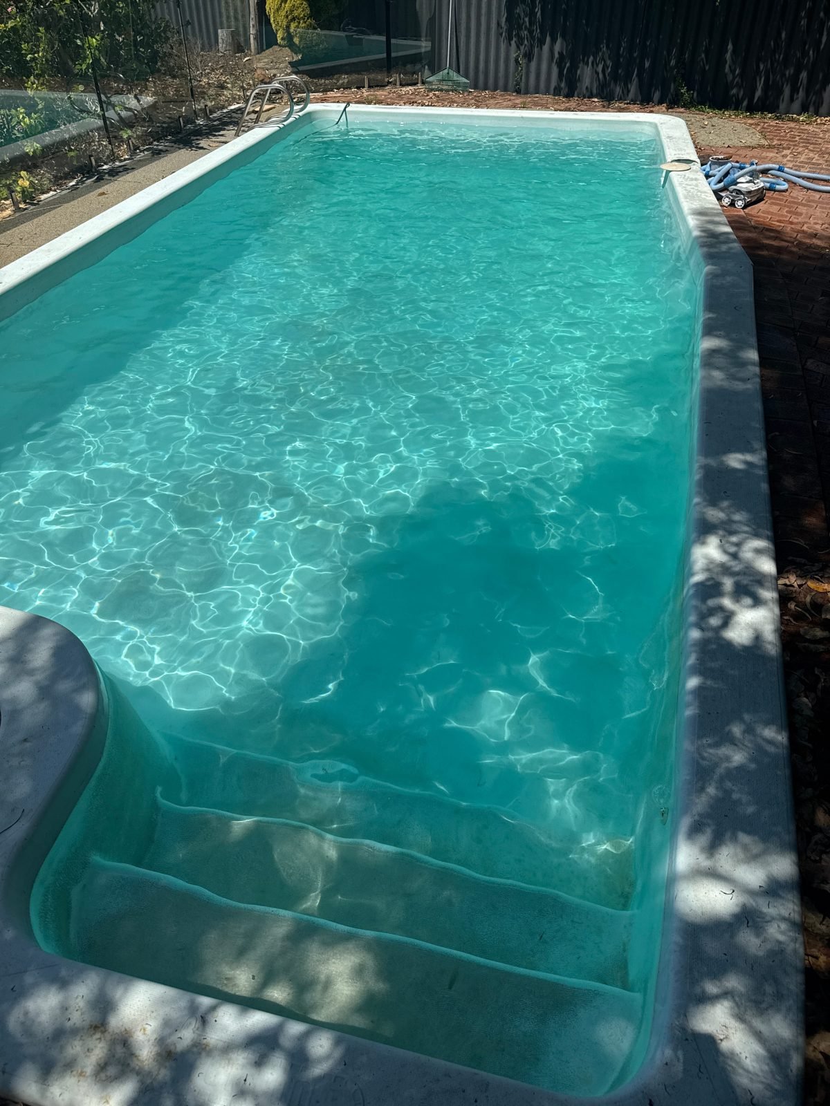 After: balanced, clear pool